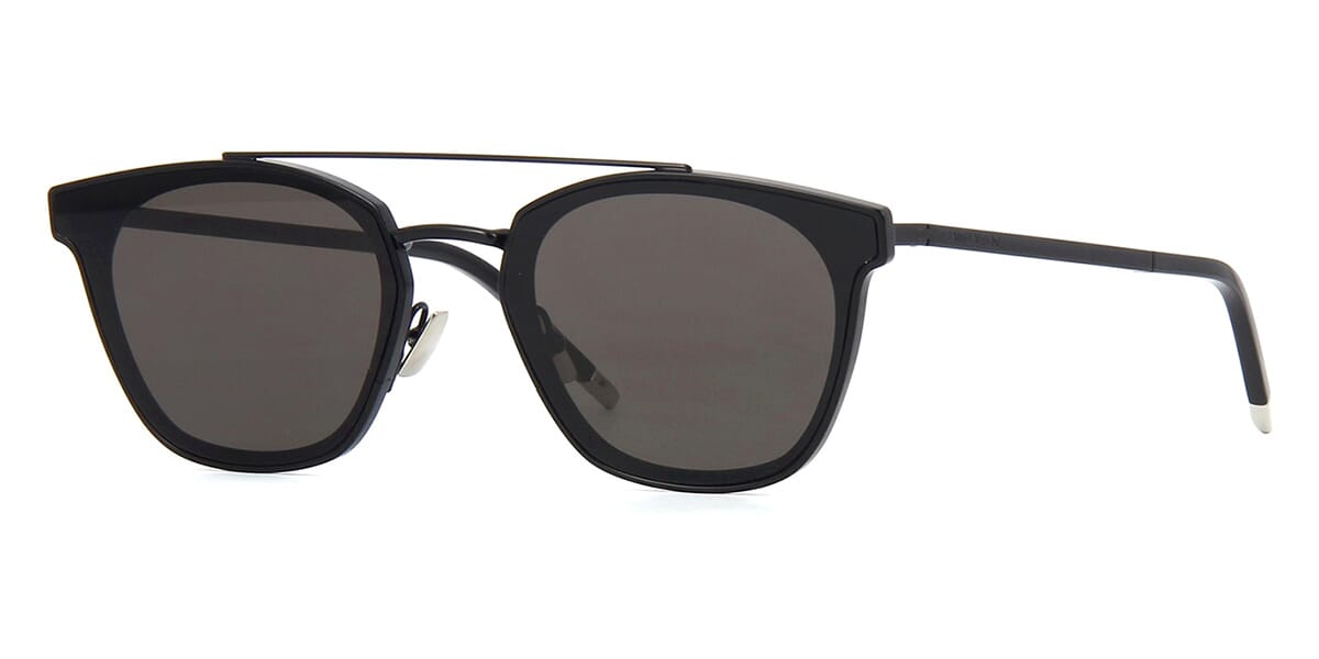 Saint Laurent Sun SL 28 Metal 001 - As Seen On Callum Wilson & Christian Nodal